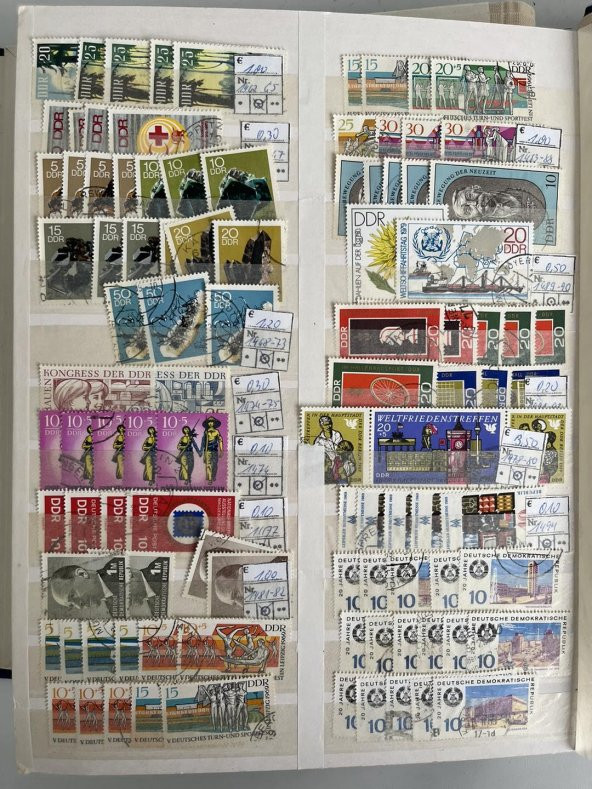 Almanya Avusturya Pul Koleksiyonu Albümü 3850 Adet - Yabancı Pul 069 - Resim 9