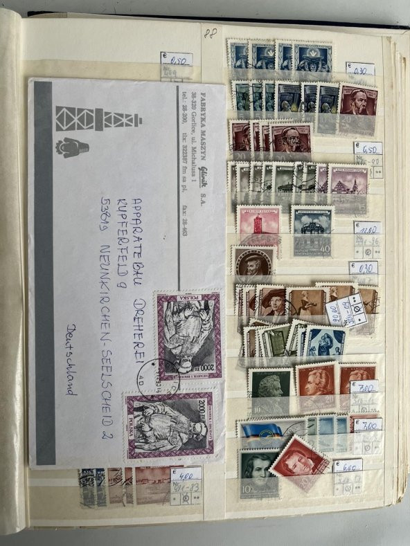 Almanya Avusturya Pul Koleksiyonu Albümü 3850 Adet - Yabancı Pul 069 - Resim 10