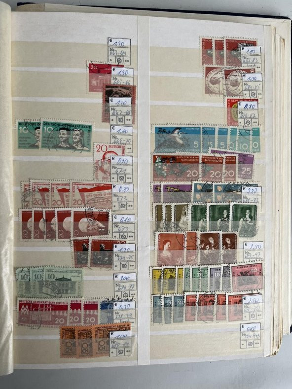 Almanya Avusturya Pul Koleksiyonu Albümü 3850 Adet - Yabancı Pul 069 - Resim 11