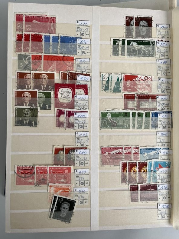 Almanya Avusturya Pul Koleksiyonu Albümü 3850 Adet - Yabancı Pul 069 - Resim 12
