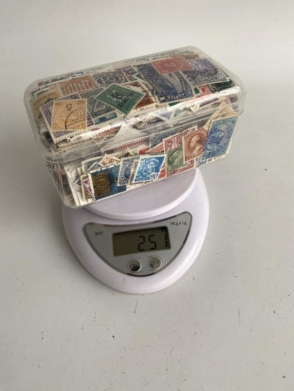 Damgalı Dünya Pulu Lotu 230-270 Gram - Yabancı Posta Pulu - 4
