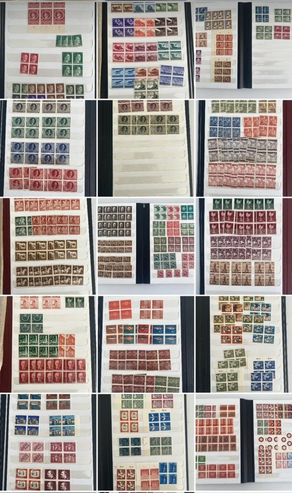 Almanya Pul Koleksiyonu Albümü Damgasız 980 Adet - Yabancı Pul 001 ürün görseli 1