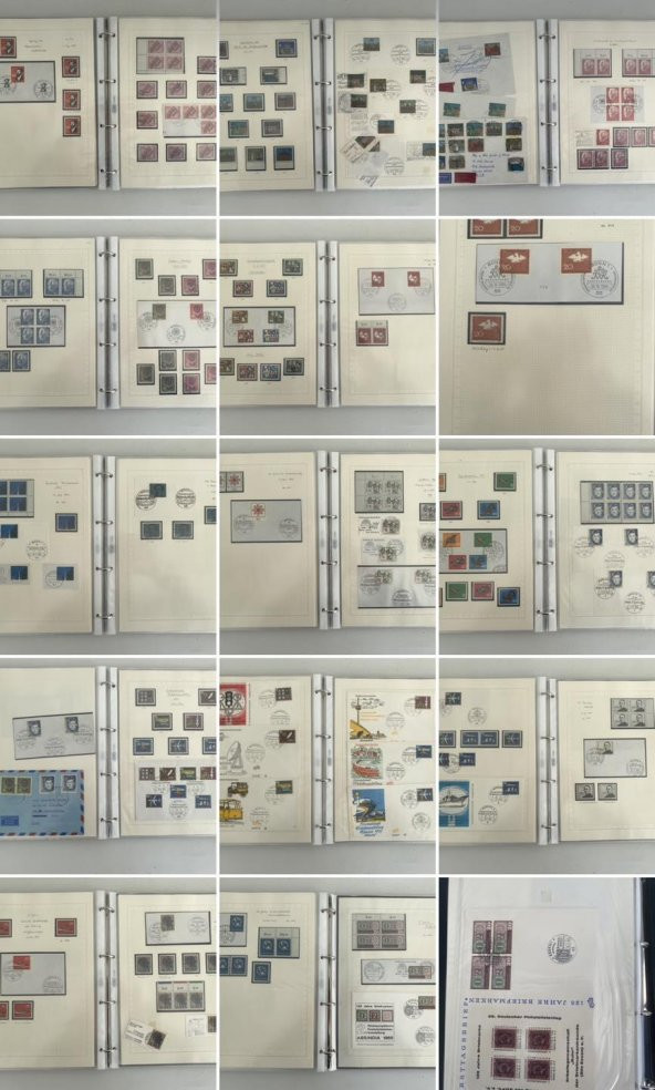 Almanya Pul ve Zarf Koleksiyonu Albümü 270 Adet - Yabancı Pul 005 ürün görseli