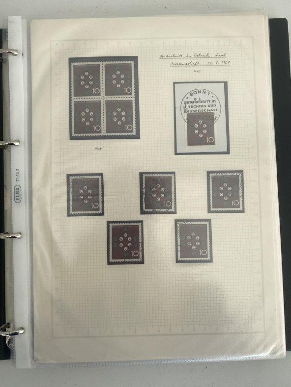 Almanya Pul ve Zarf Koleksiyonu Albümü 270 Adet - Yabancı Pul 005 - Resim 3