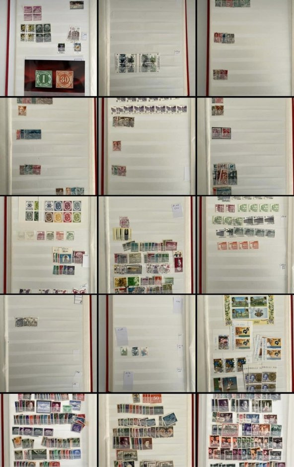 Almanya Pul Koleksiyonu Albümü 670 Adet - Yabancı Pul 003 ürün görseli