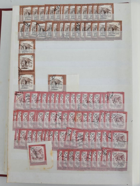 Avusturya Pul Koleksiyonu Albümü 2900 Adet - Yabancı Pul 002 - Resim 4