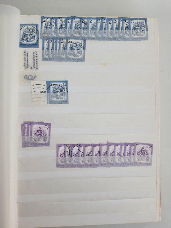 Avusturya Pul Koleksiyonu Albümü 2900 Adet - Yabancı Pul 002 - Resim 5