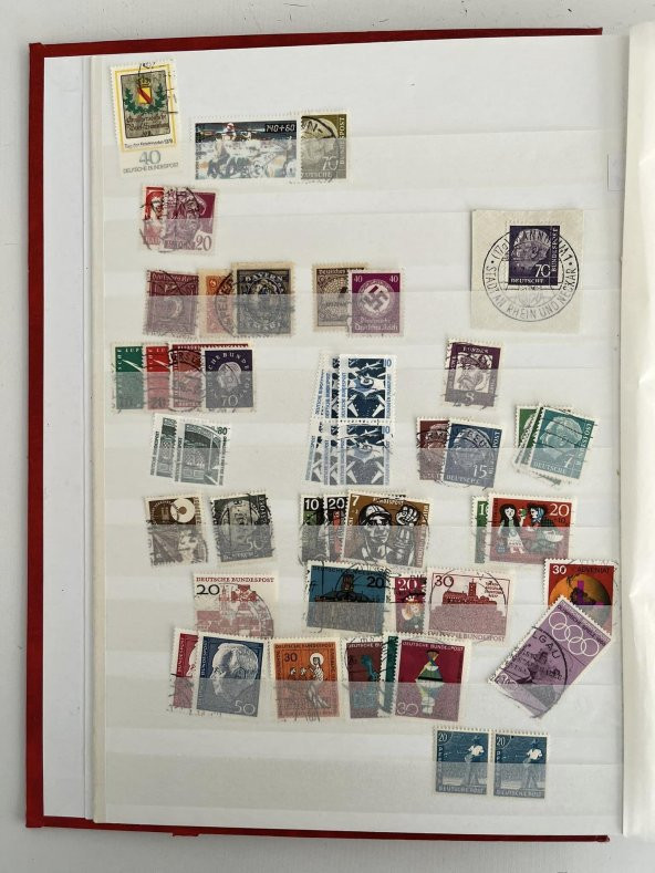 Almanya Pul Koleksiyonu Albümü 670 Adet - Yabancı Pul 003 - Resim 3