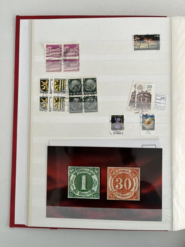 Almanya Pul Koleksiyonu Albümü 670 Adet - Yabancı Pul 003 - Resim 5