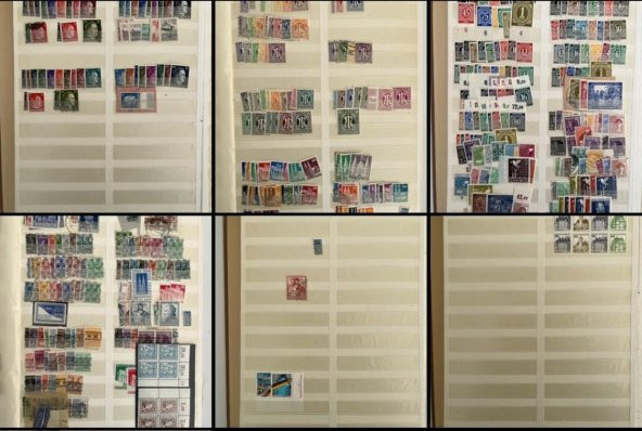 Almanya Pul Koleksiyonu Albümü 380 Adet - Yabancı Pul 008 ürün görseli