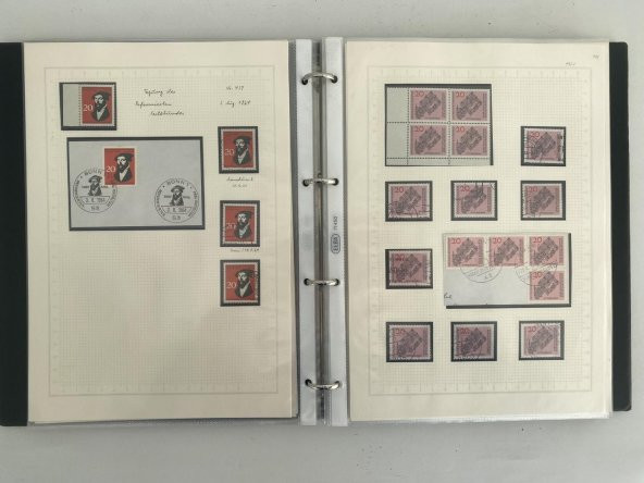 Almanya Pul ve Zarf Koleksiyonu Albümü 270 Adet - Yabancı Pul 005 - Resim 5