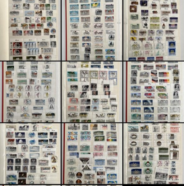 Almanya Pul Koleksiyonu Albümü 360 Adet - Yabancı Pul 011 ürün görseli