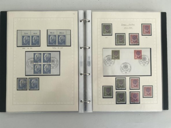 Almanya Pul ve Zarf Koleksiyonu Albümü 270 Adet - Yabancı Pul 005 - Resim 8