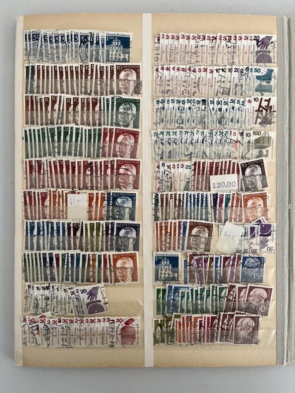 Almanya Pul Koleksiyonu Albümü 2680 Adet - Yabancı Pul 009 - Resim 4