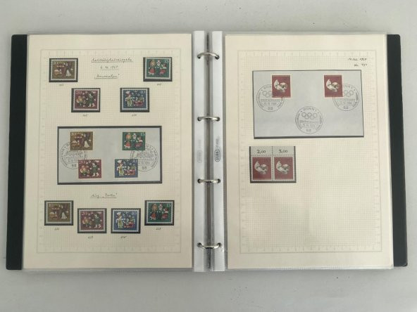 Almanya Pul ve Zarf Koleksiyonu Albümü 270 Adet - Yabancı Pul 005 - Resim 9