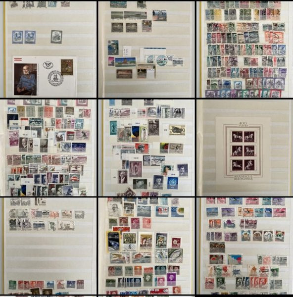 Avusturya Pul Koleksiyonu Albümü 640 Adet - Yabancı Pul 014 ürün görseli