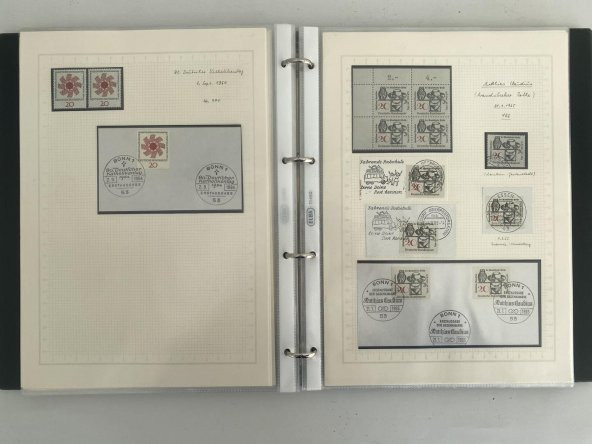 Almanya Pul ve Zarf Koleksiyonu Albümü 270 Adet - Yabancı Pul 005 - Resim 12
