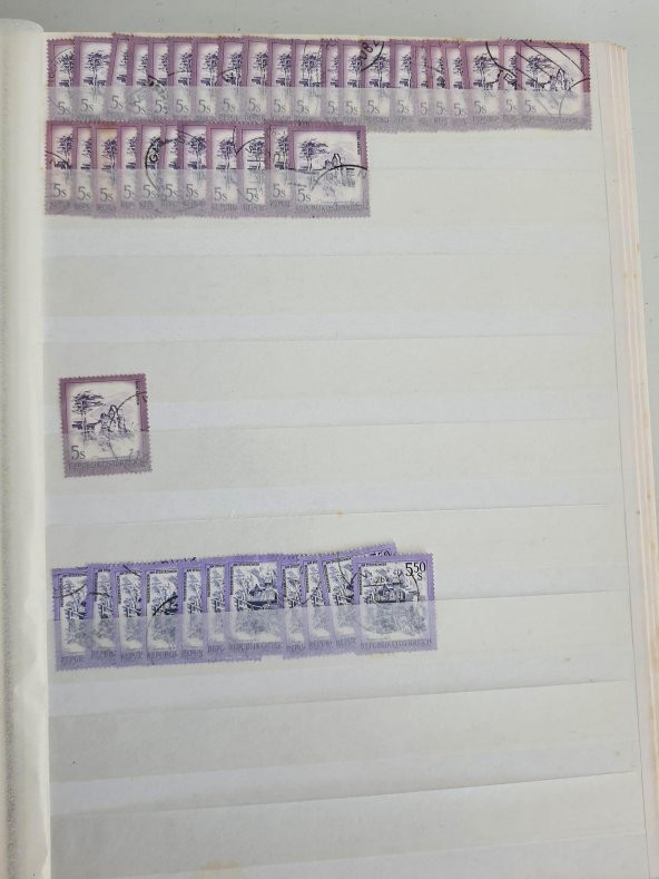 Avusturya Pul Koleksiyonu Albümü 2900 Adet - Yabancı Pul 002 - Resim 9