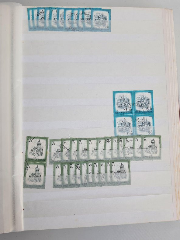 Avusturya Pul Koleksiyonu Albümü 2900 Adet - Yabancı Pul 002 - Resim 11