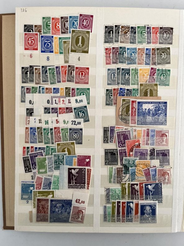 Almanya Pul Koleksiyonu Albümü 380 Adet - Yabancı Pul 008 - Resim 5
