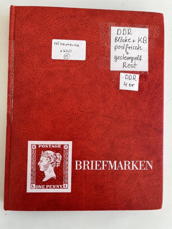 Almanya DDR Pul Koleksiyonu Albümü 620 Adet - Yabancı Pul 016 - 2