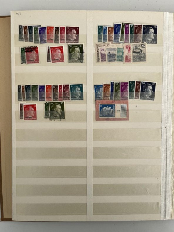 Almanya Pul Koleksiyonu Albümü 380 Adet - Yabancı Pul 008 - Resim 7