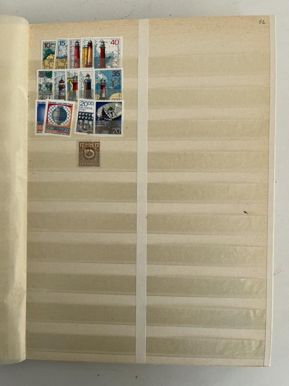 Almanya Pul Koleksiyonu Albümü 380 Adet - Yabancı Pul 008 - Resim 9