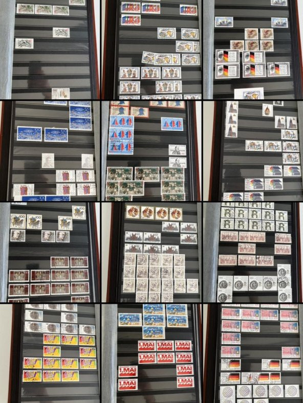 Almanya Pul Koleksiyonu Albümü 1060 Adet - Yabancı Pul 021 ürün görseli