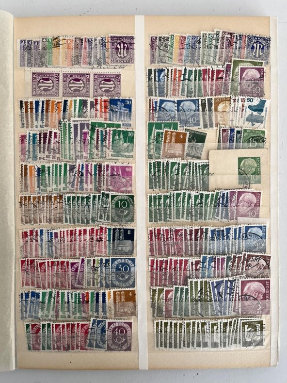 Almanya Pul Koleksiyonu Albümü 2680 Adet - Yabancı Pul 009 - Resim 7