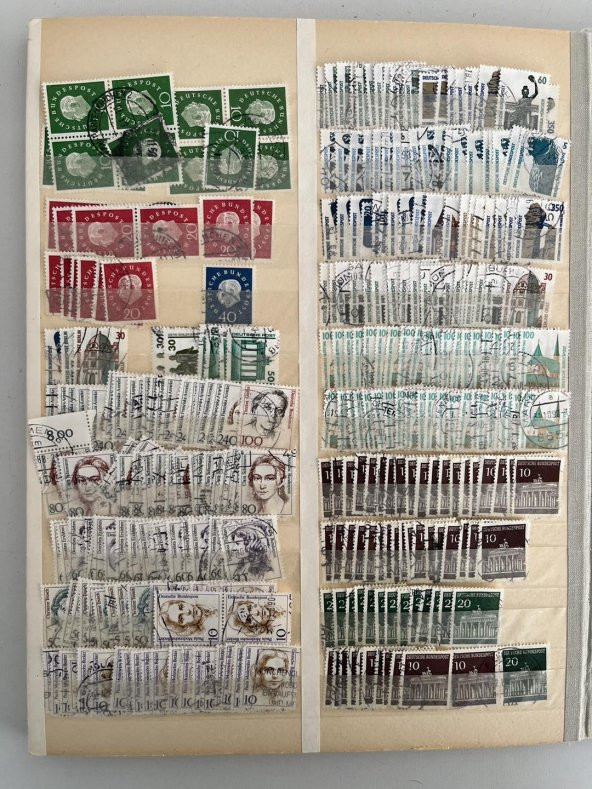 Almanya Pul Koleksiyonu Albümü 2680 Adet - Yabancı Pul 009 - Resim 8