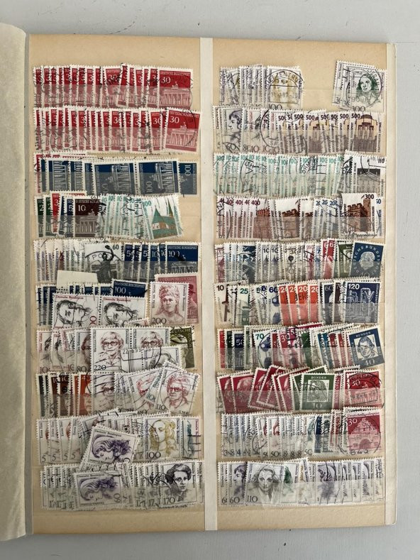 Almanya Pul Koleksiyonu Albümü 2680 Adet - Yabancı Pul 009 - Resim 9