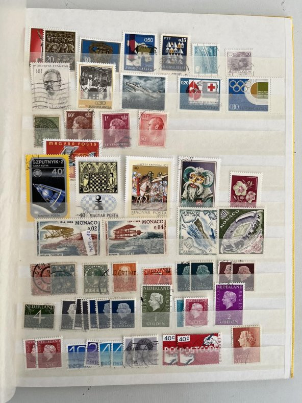 Avusturya Pul Koleksiyonu Albümü 640 Adet - Yabancı Pul 014 - Resim 6