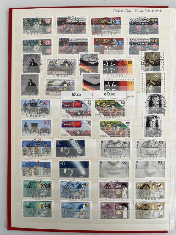 Almanya Pul Koleksiyonu Albümü 360 Adet - Yabancı Pul 011 - Resim 8