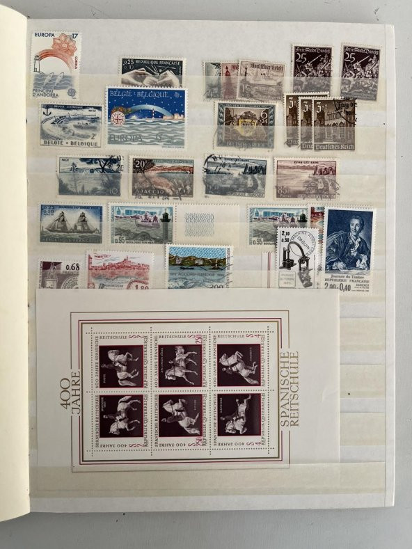 Avusturya Pul Koleksiyonu Albümü 640 Adet - Yabancı Pul 014 - Resim 7