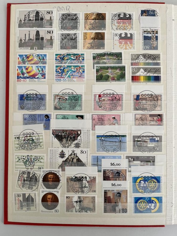 Almanya Pul Koleksiyonu Albümü 360 Adet - Yabancı Pul 011 - Resim 10