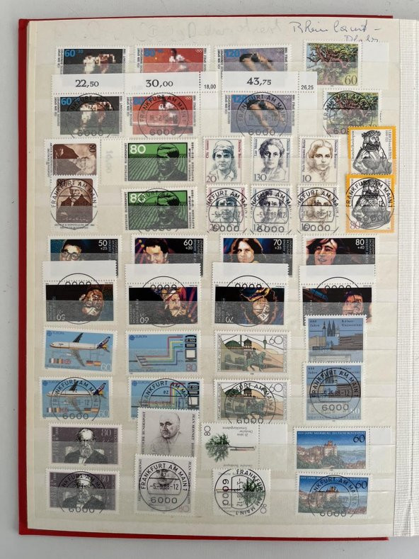 Almanya Pul Koleksiyonu Albümü 360 Adet - Yabancı Pul 011 - Resim 12