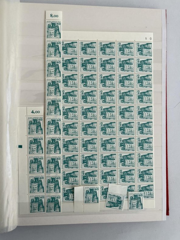 Almanya DDR Pul Koleksiyonu Albümü 620 Adet - Yabancı Pul 016 - 5