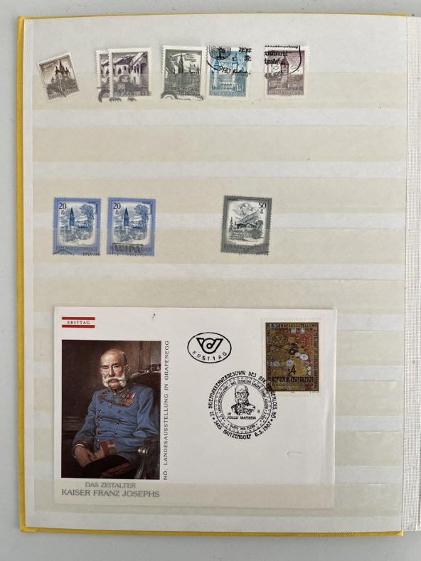 Avusturya Pul Koleksiyonu Albümü 640 Adet - Yabancı Pul 014 - Resim 9