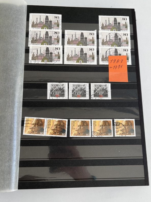 Almanya Pul Koleksiyonu Albümü 1060 Adet - Yabancı Pul 021 - Resim 3