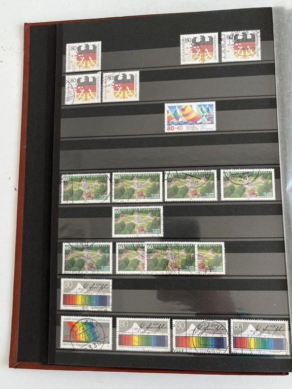 Almanya Pul Koleksiyonu Albümü 1060 Adet - Yabancı Pul 021 - Resim 4