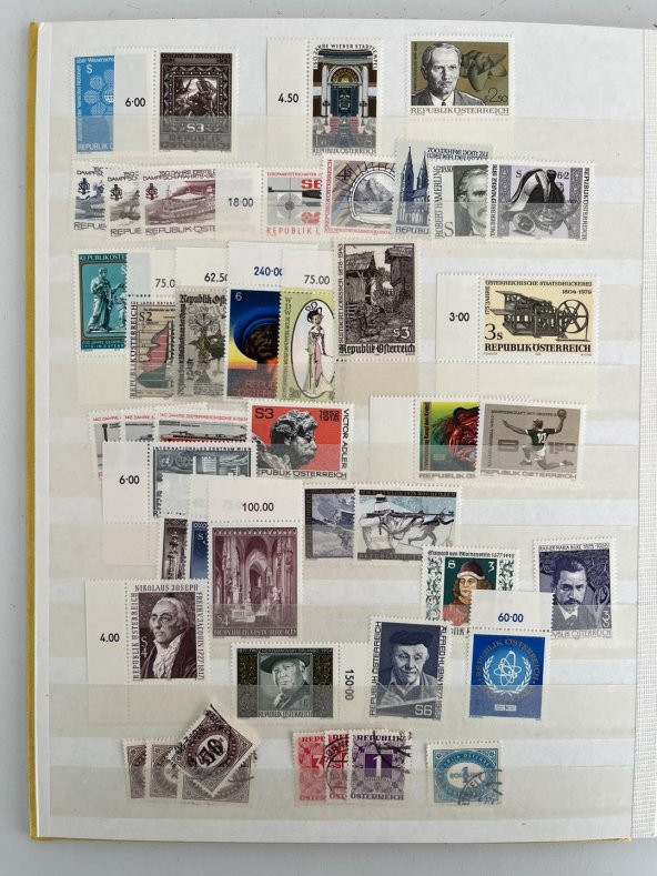 Avusturya Pul Koleksiyonu Albümü 640 Adet - Yabancı Pul 014 - Resim 11