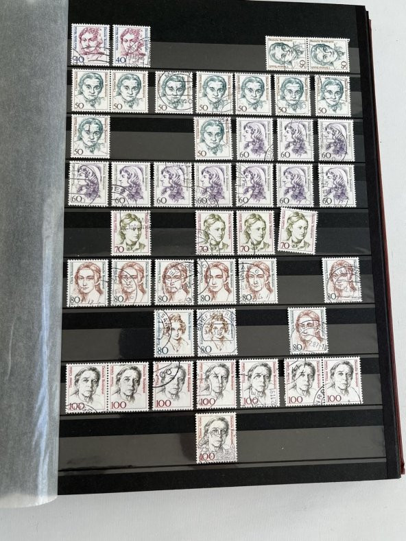 Almanya Pul Koleksiyonu Albümü 1060 Adet - Yabancı Pul 021 - Resim 5