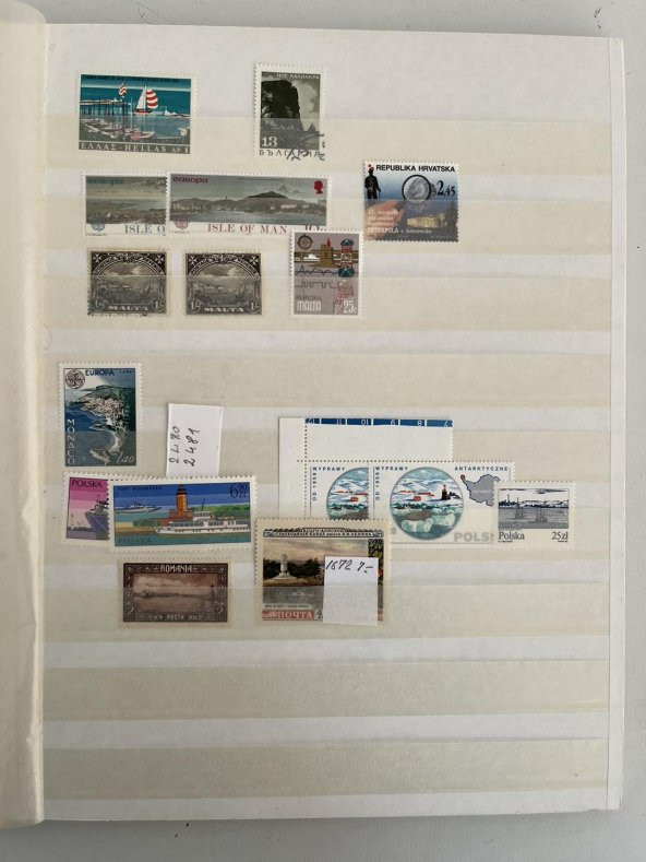 Avusturya Pul Koleksiyonu Albümü 640 Adet - Yabancı Pul 014 - Resim 12