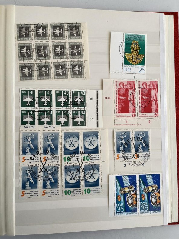 Almanya DDR Pul Koleksiyonu Albümü 620 Adet - Yabancı Pul 016 - 9