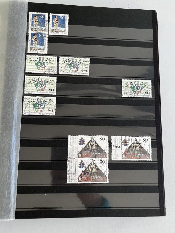 Almanya Pul Koleksiyonu Albümü 1060 Adet - Yabancı Pul 021 - Resim 6
