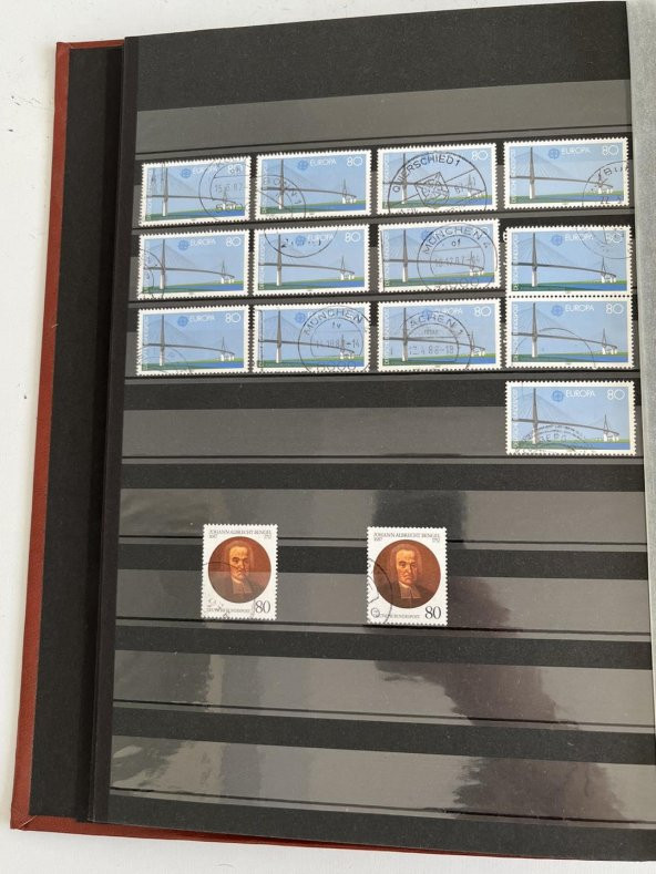 Almanya Pul Koleksiyonu Albümü 1060 Adet - Yabancı Pul 021 - Resim 7
