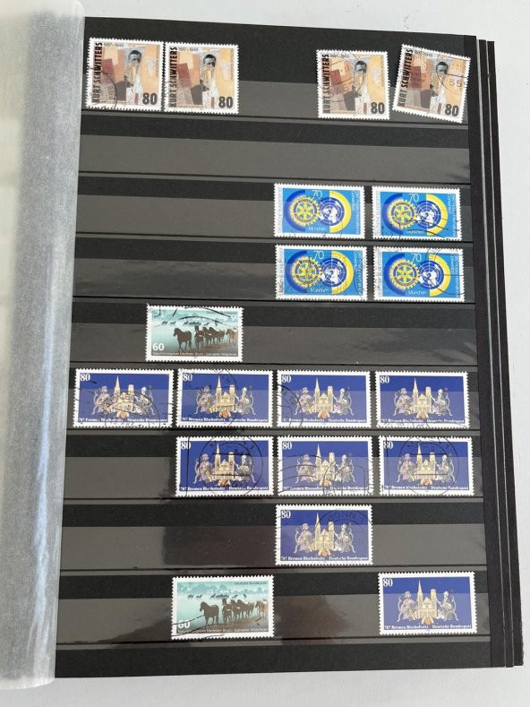 Almanya Pul Koleksiyonu Albümü 1060 Adet - Yabancı Pul 021 - Resim 8