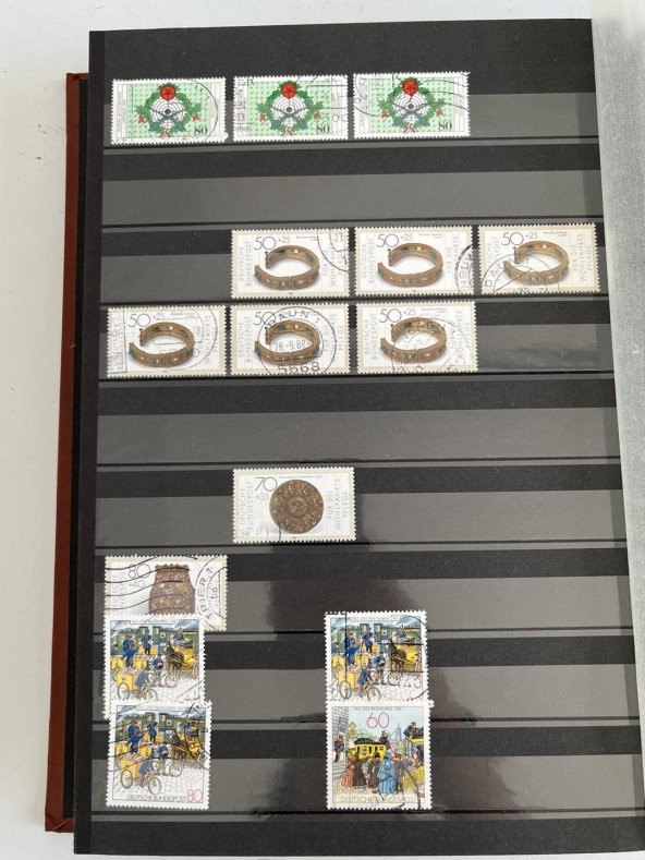 Almanya Pul Koleksiyonu Albümü 1060 Adet - Yabancı Pul 021 - Resim 9