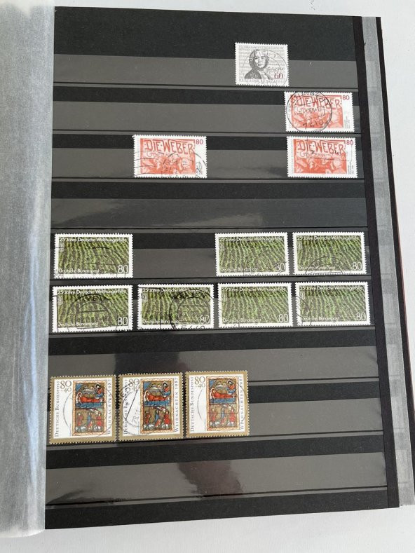 Almanya Pul Koleksiyonu Albümü 1060 Adet - Yabancı Pul 021 - Resim 10