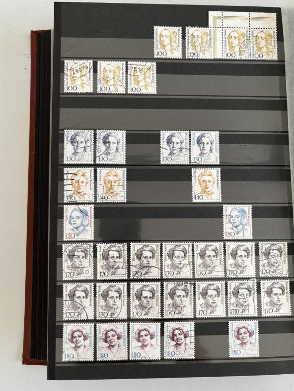 Almanya Pul Koleksiyonu Albümü 1060 Adet - Yabancı Pul 021 - Resim 12